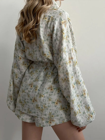 Floral Print Loungewear Set