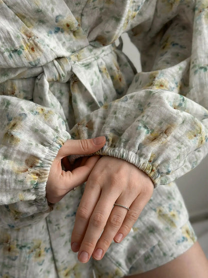 Floral Print Loungewear Set