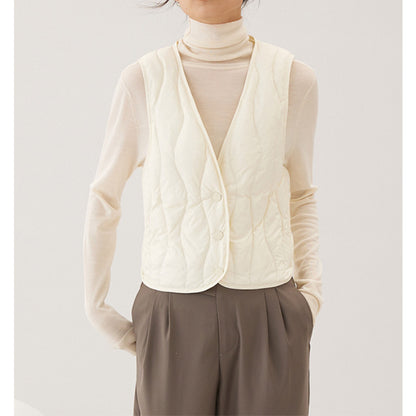 Lightweight Down Vest, Warm Inner Layer for Women