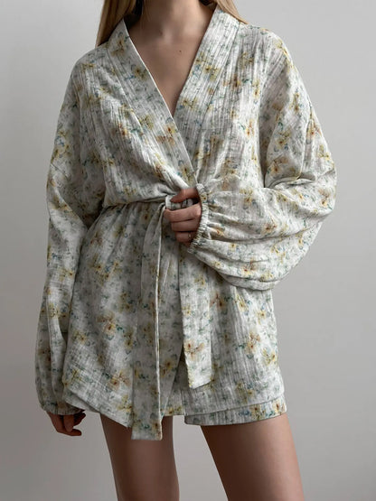 Floral Print Loungewear Set