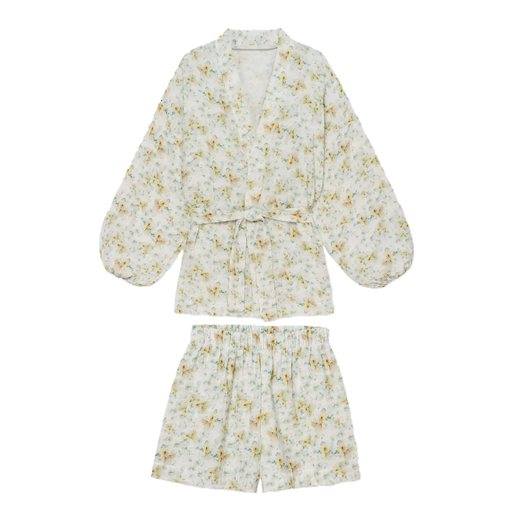 Floral Print Loungewear Set
