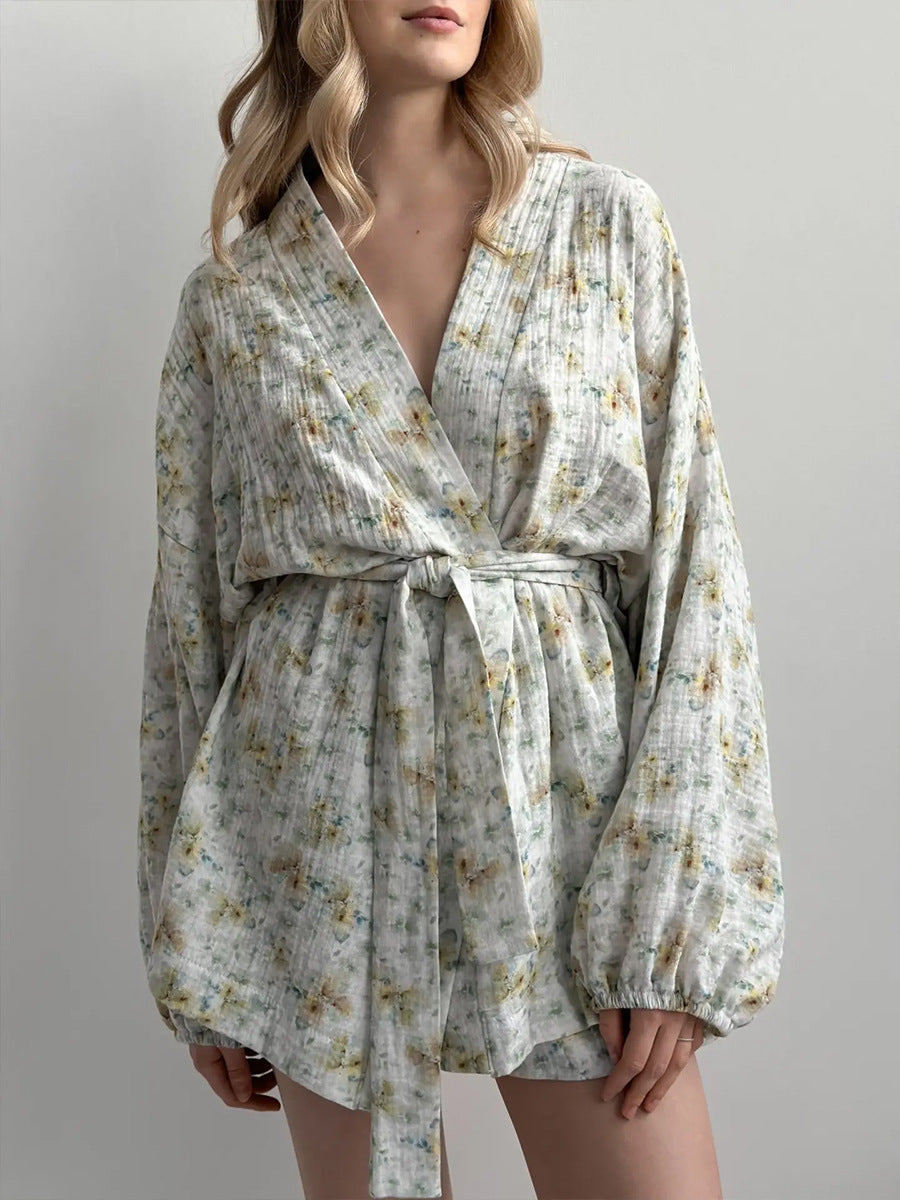 Floral Print Loungewear Set