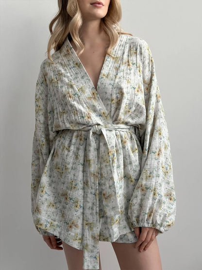 Floral Print Loungewear Set